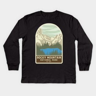 Rocky mountain national park Kids Long Sleeve T-Shirt